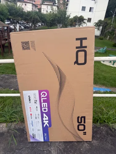 TV Hq QLED 4K nova LACRADA nota fiscal GARANTIA