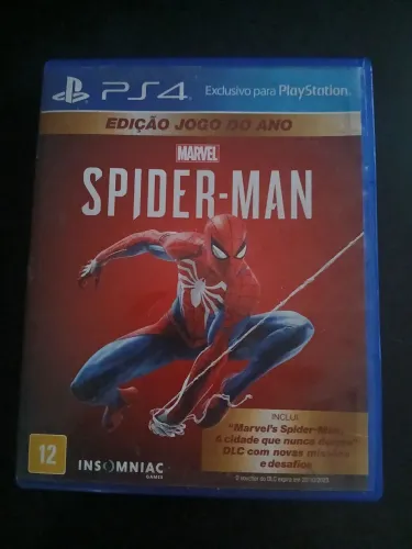 Jogo de Ps4 Spider Man edição jogo do ano