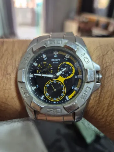 Relógio ORIENT MULTIFUNCIONAL À QUARTZ   MBSSM 003    -    FUNCIONANDO PERFEITAMENTE