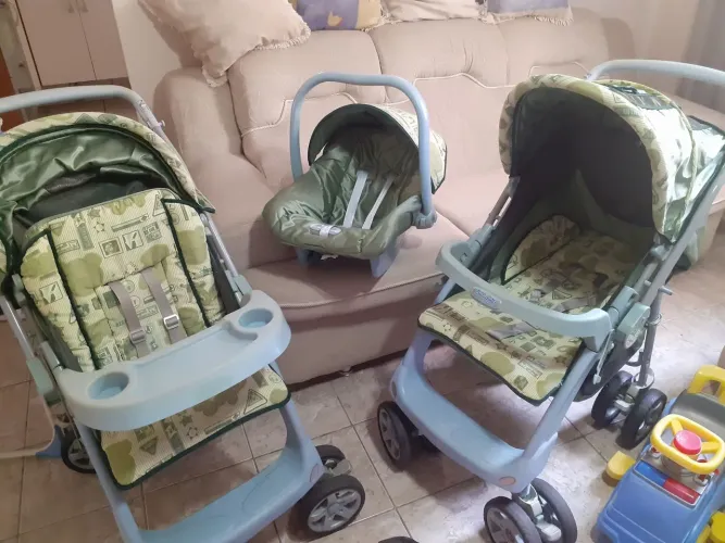 CARRINHO DE BEBE UNISEX BURIGOTTO MAIS BRINDE