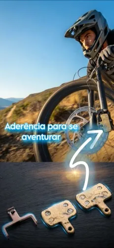 Pastilha de Freio a Disco (Bike / Patinete Elétrico) - Nova