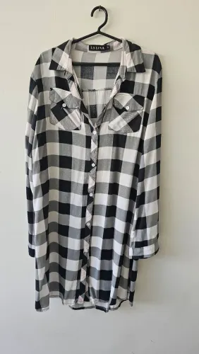 Vestido quadriculada feminino G