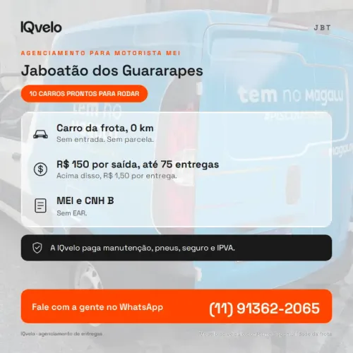 Motorista MEI: rode com carro 0 km em Jaboatão dos Guararapes - Magalog
