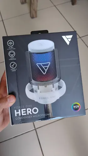 Microfone Gamer Profissional ( Force One Hero )
