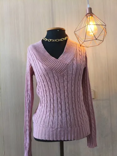 Blusa de tricô Tam: p linda