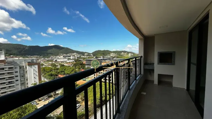 Locação | 98 m², sacada com churrasqueira, 3 quartos e 1 vaga de garagem - Saco Grande, em
