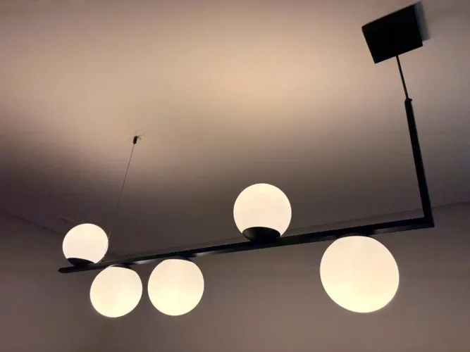 Lustre jaboticaba redondo globo novo