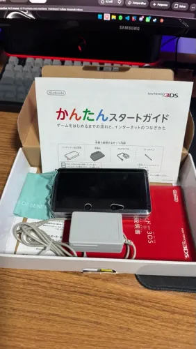 Nintendo 3DS Old - Clear Black Completo + 64GB + Desbloqueado