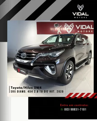 Toyota Hilux SW4 SRX Diamo. 4X4 2.8 TB DIE AUT 2020