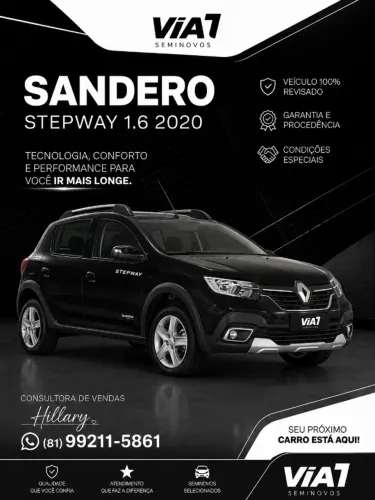 Renault Stepway Zen Flex 1.6 16V Mec. 2020
