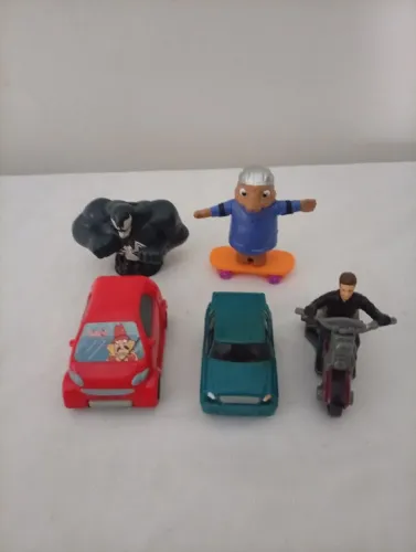 5 Brinquedos Brindes do Burger King 
