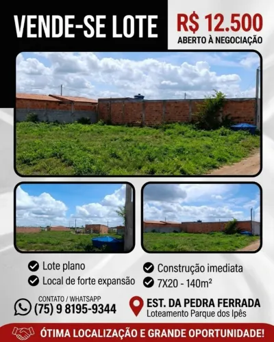 Vendo LOTE 7 x 20 - Asa Branca ( aceito oferta )
