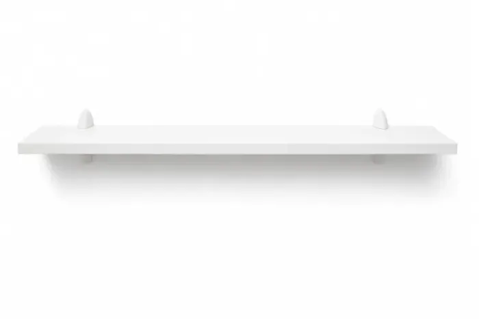 Prateleiras MDF Branco Novo 65cm Com Suporte