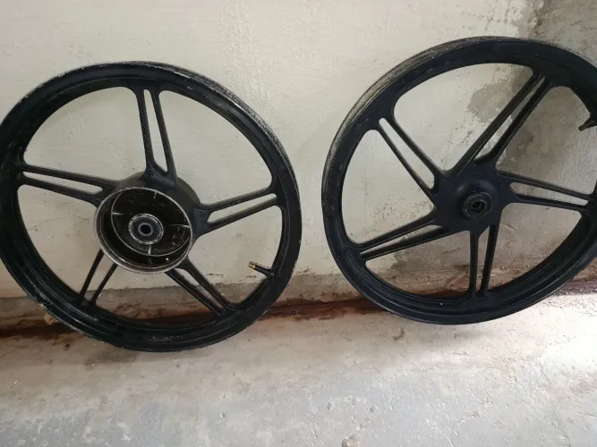 Jogo de roda 5 palito liga leva cg 150 160 Titan fan 2014 até 2022