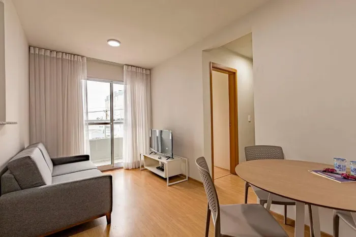 Apartamento com 2 dormitórios para alugar, 53 m² por R$ 4.285/mês - Ecoville - Curitiba/PR