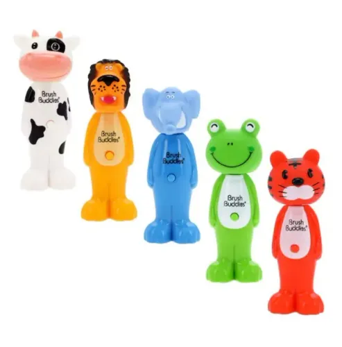 Escovas de dente animais Brush Buddles importadas (Novas)