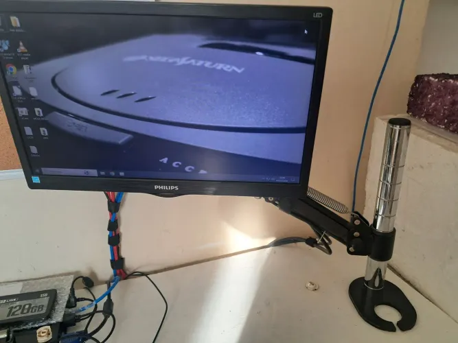 Suporte de monitor conforme fotos