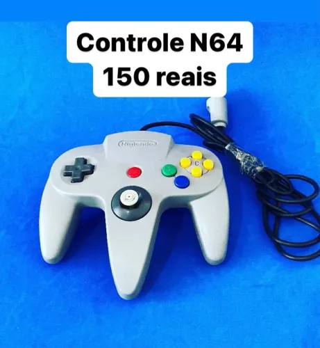 Controle nintendo 64 manete joystick