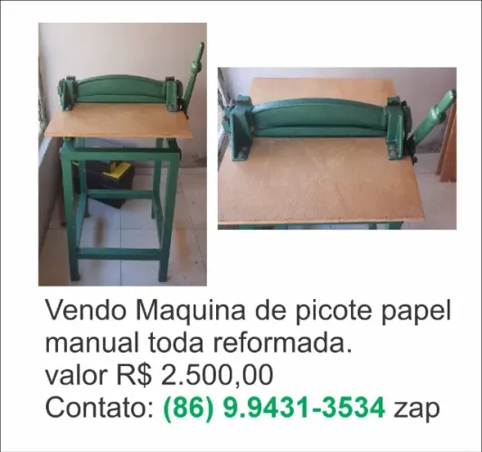 PICOTADEIRA DE PAPEL PARA GRAFICA