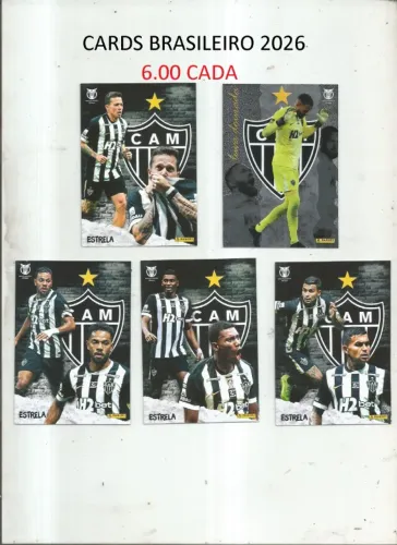 CARDS CAMPEONATO BRASILEIRO 2026 -