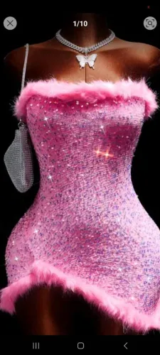 Vendo vestido lindo rosa sex