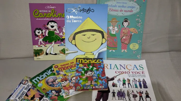 Kit Exploradores Mirins - Ziraldo, Turma da Mônica e Etnias do Mundo
