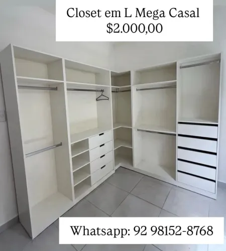 Closet em L completo interessados chamar
