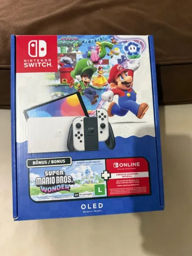Nintendo Switch OLED lacrado ( aceita trocas )