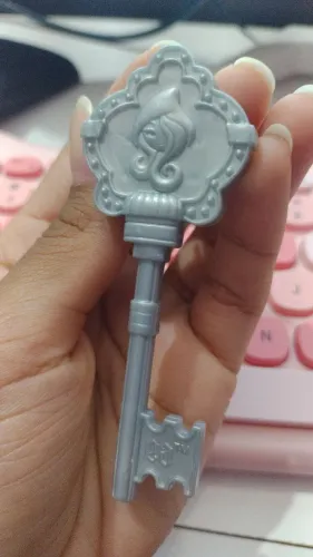 Pack 1 Pente cinza Ever After High + Suporte preto