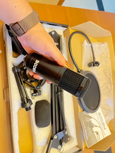 Microfone Condensador BMB800 USB + Kit Completo | Ótimo Estado