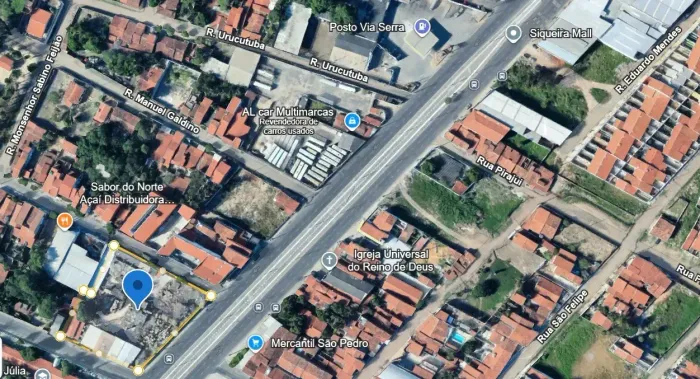 Excelente terreno na Osório de Paiva com 3 Frentes, Próximo ao Siqueira Mall