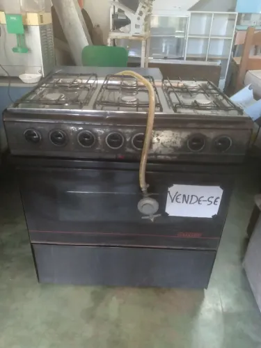 FOGAO A GAS 6 BOCAS DAKO COM REGISTRO. ( USADO ).
