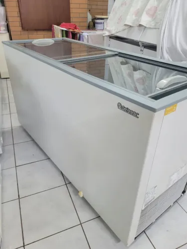 FREEZER HORIZONTAL 530L - GELOPAR- 2 TAMPAS VIDRO