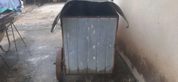 Betoneira 400ltrs antiga puro ferro