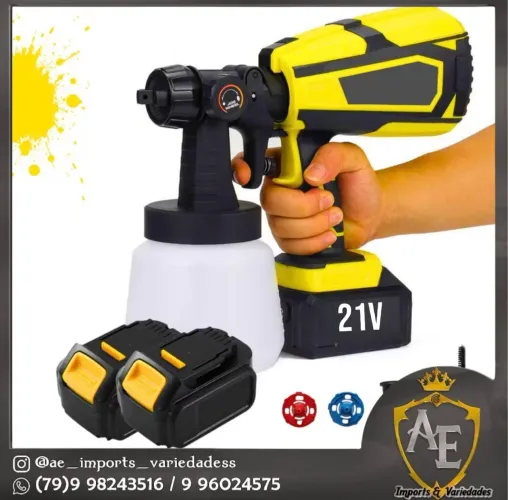Pulverizador de pintura a bateria 