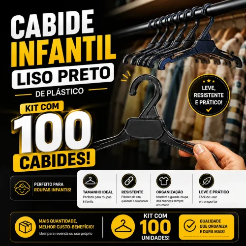 CABIDE INFANTIL DE PLÁSTICO 