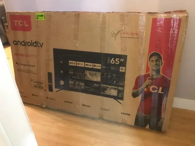 Tv 65 polegadas TCL para retirada de peças 