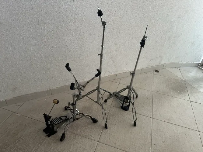Kit Ferragens Bateria Nell TRIPLE C CLASS novíssimo . 4 peças 