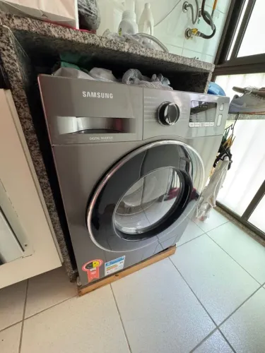 Lava e Seca Samsung EcoBubble 10,1kg Digital Inverter - Inox