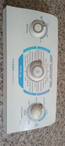 Painel da máquina de lavar eletrolux ltr10