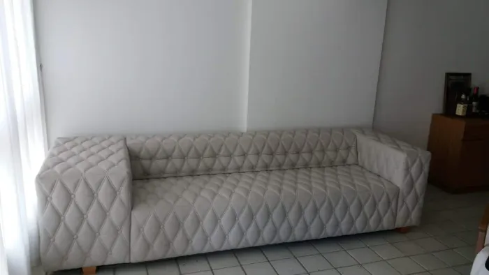 Sofá 3 lugares 2,80 x 0,9 Cinza