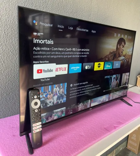 Smart TV 32" TCL Android | Borda Infinita | Apps atualizados | Entrego 