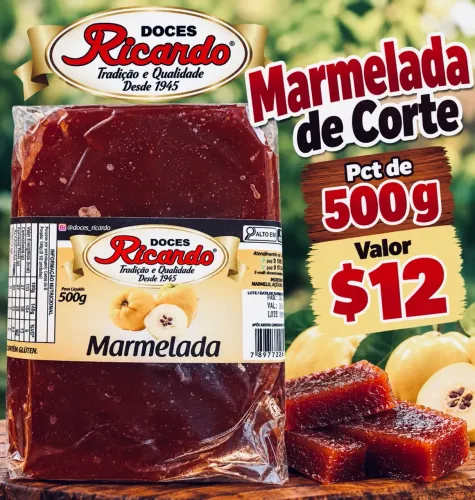 DOCE CE CORTE MARMELADA , BANANADA DE500 G