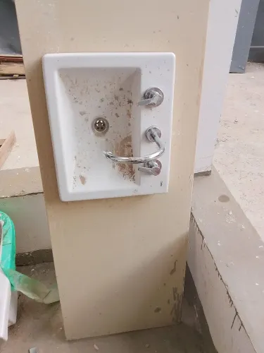 Pia banheiro em granito