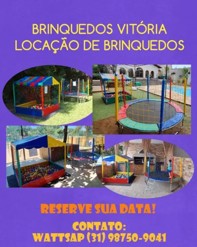 Locação de brinquedos 