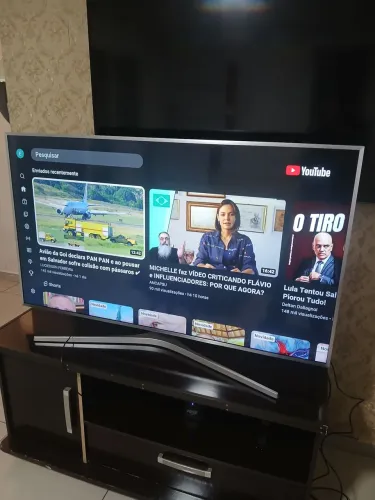 Tv 55 pol smart  sansung imagem linda 