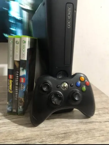XBOX 360 SLIM FHNCIONANDO PERFEITAMENTE