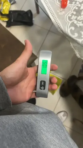 Balança Digital de Gancho para Mala de Viagem 50Kg