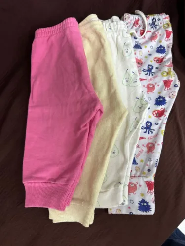 calca para bebe kit 4 pecas 3 meses