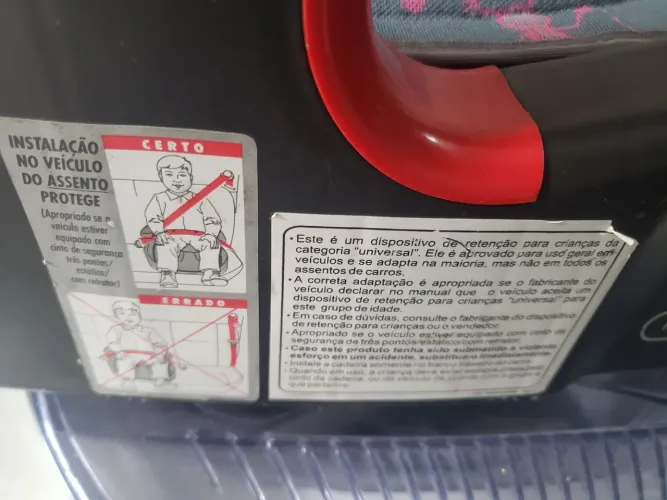 Cadeira bebê conforto para carro. 